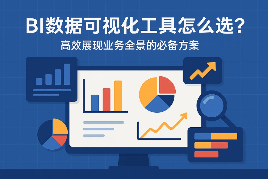 BI数据可视化工具怎么选？高效展现业务全景的必备方案"